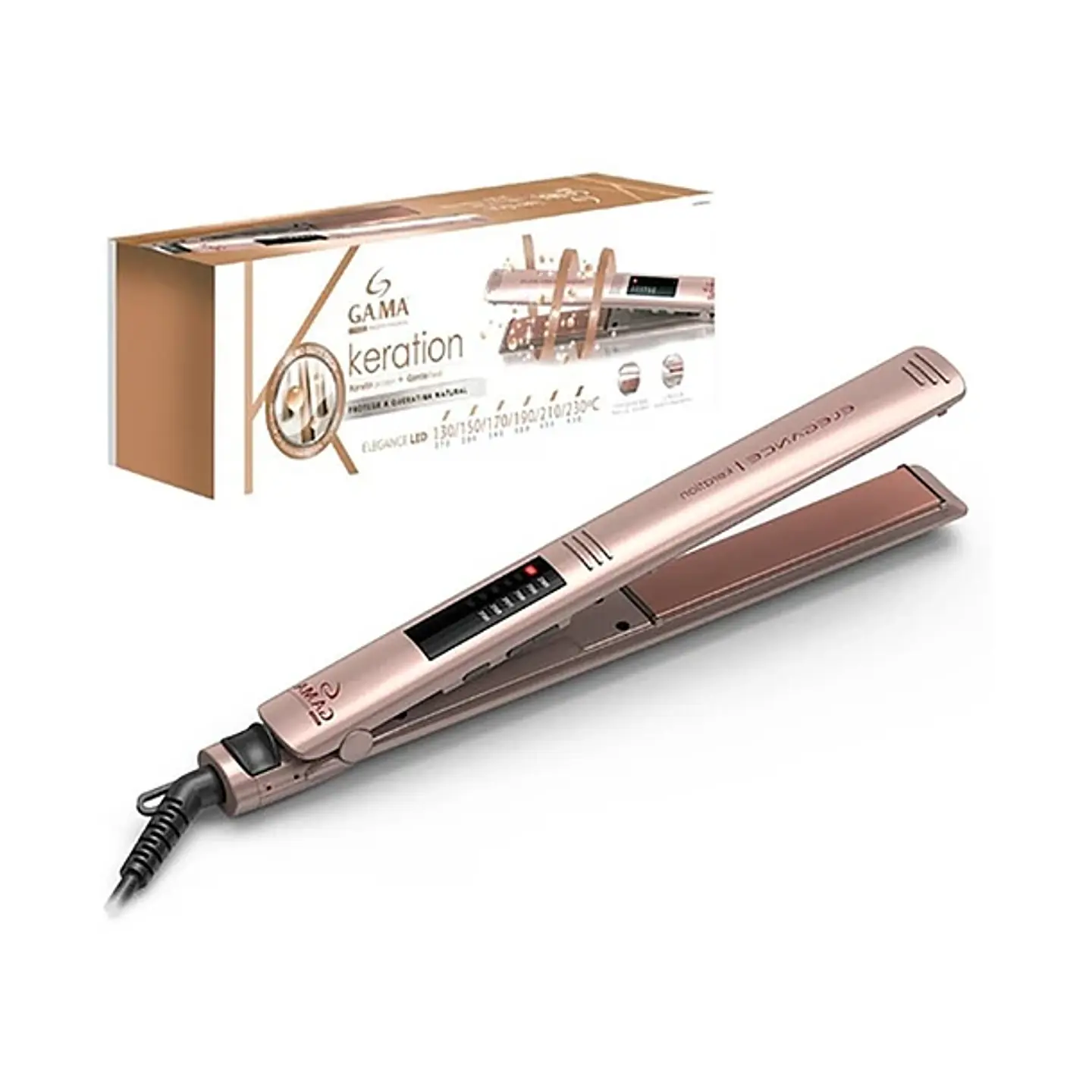 PLANCHA KERATION  ELEGANCE LED GAMA  1