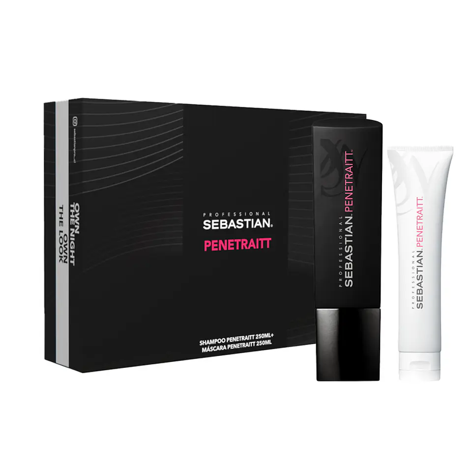 KIT PENETRAITT SHAMPO + MASK 250ML SEBASTIAN  1