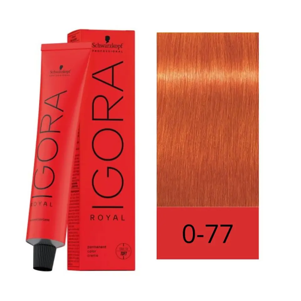 IGORA 60ML CONCENTRADO COBRE 0-77  1