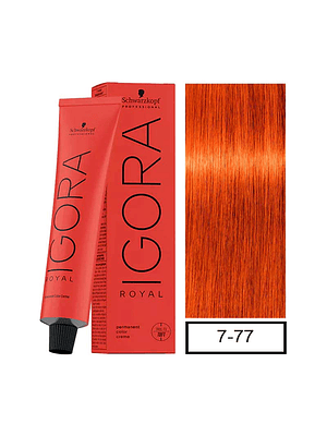 IGORA 60ML RUBIO MEDIO COBRIZO 7-77 