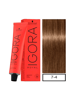 IGORA 60ML RUBIO MEDIO BEIGE 7-4 