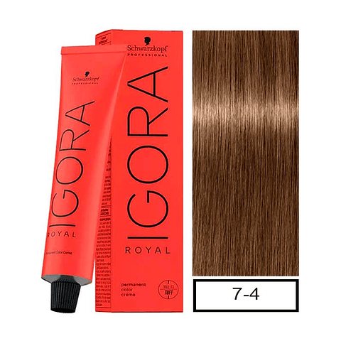 IGORA 60ML RUBIO MEDIO BEIGE 7-4 