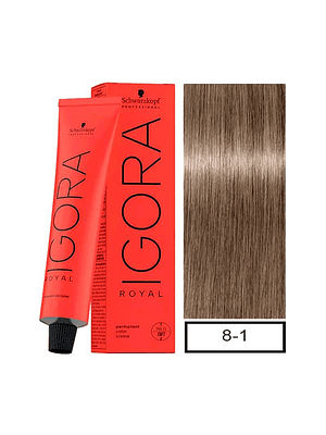 IGORA 60ML RUBIO CLARO CENIZA 8-1 