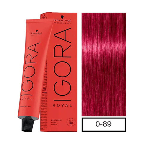 IGORA 60ML CONCENTRADO ROJO VIOLETA 0-89 