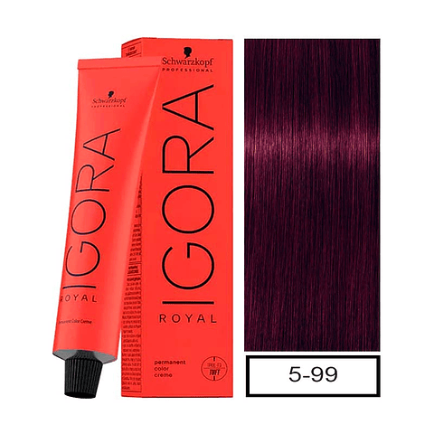 IGORA 60ML CASTAÑO CLARO VIOLETA 5-99 