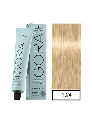 IGORA ROYAL 10-4  RUBIO PLATINO BEIGE 60ML 