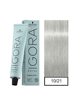 IGORA 60ML RUBIO PLAT. HUMO CEN. 10-21 