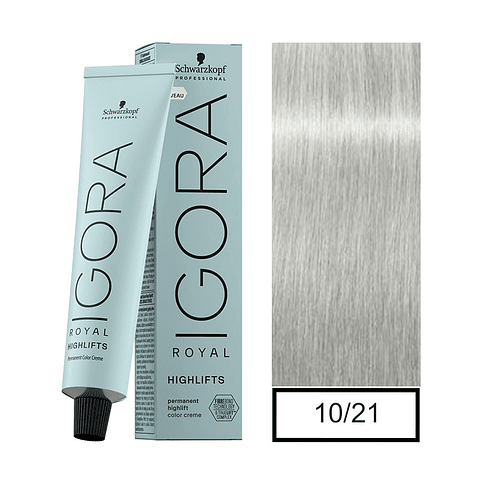 IGORA 60ML RUBIO PLAT. HUMO CEN. 10-21 
