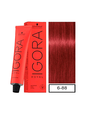 IGORA 60ML RUBIO OSCURO ROJO INTEN. 6-88 
