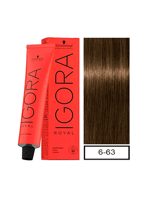 IGORA 60ML RUBIO OSC. CHOC. MATE 6-63 