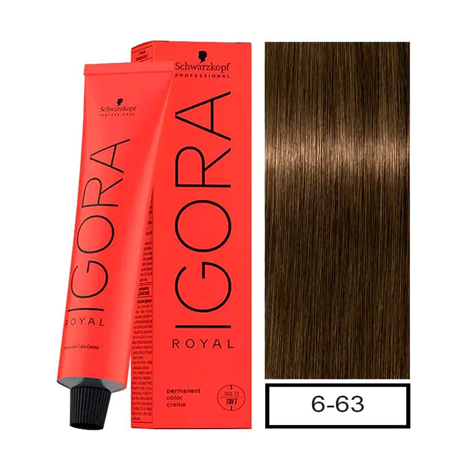IGORA 60ML RUBIO OSC. CHOC. MATE 6-63  1