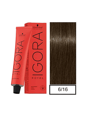IGORA 60ML RUBIO OSC. CENIZA CHOC. 6-16 