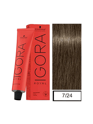 IGORA 60ML RUBIO MEDIO HUMO BEIGE 7-24 