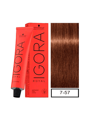 IGORA 60ML RUBIO MEDIO DORA. COBR. 7-57 