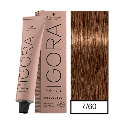IGORA 60ML RUBIO MEDIO CHOC. NATU. 7-60 