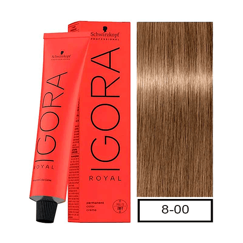 IGORA 60ML RUBIO CLARO NATURAL INTEN. 8-00 