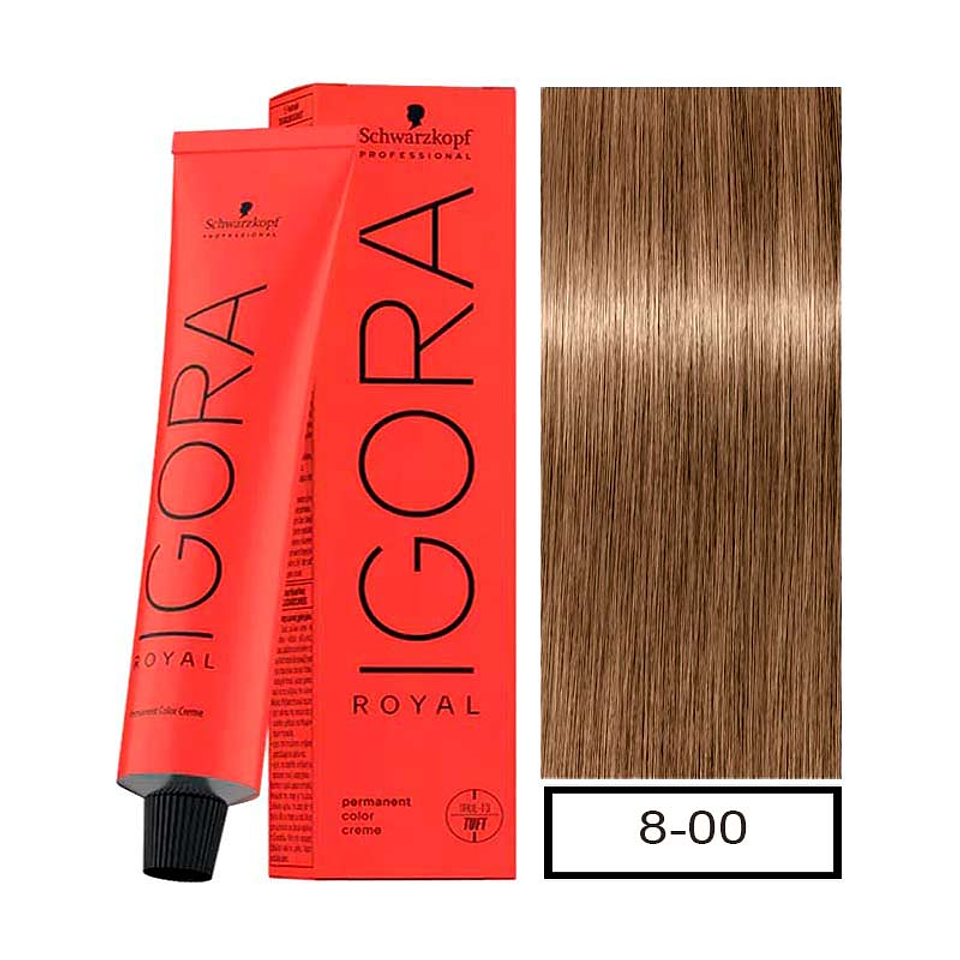 IGORA 60ML RUBIO CLARO NATURAL INTEN. 8-00  1