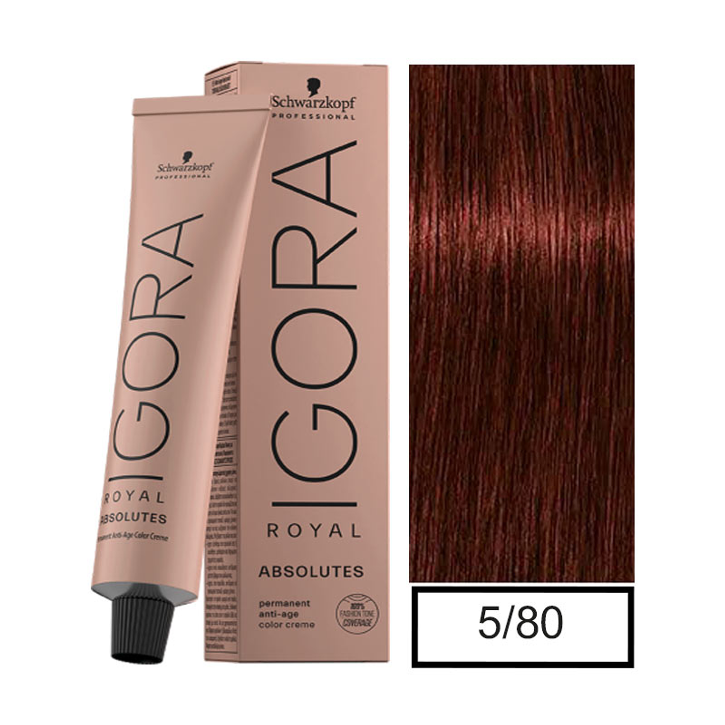 IGORA 60ML CASTAÑO CLARO ROJO NATURAL 5-80  1