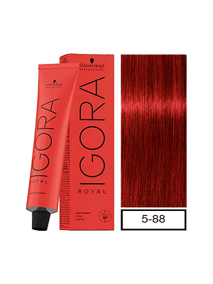 IGORA 60ML CASTAÑO CLARO ROJO INTENSO 5-88 