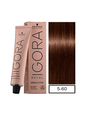 IGORA 60ML CASTAÑO CLARO CHOC. NATU.  5-60 
