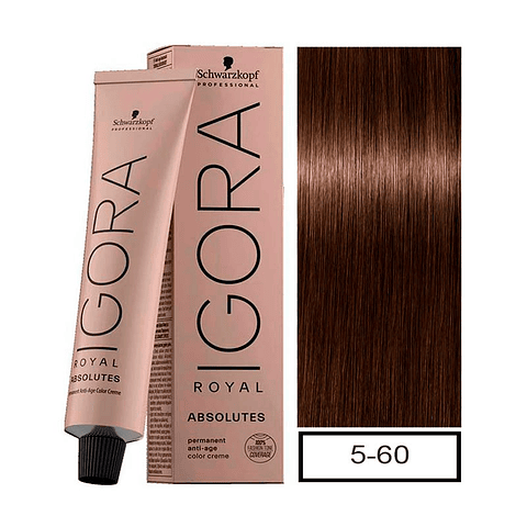 IGORA 60ML CASTAÑO CLARO CHOC. NATU.  5-60 