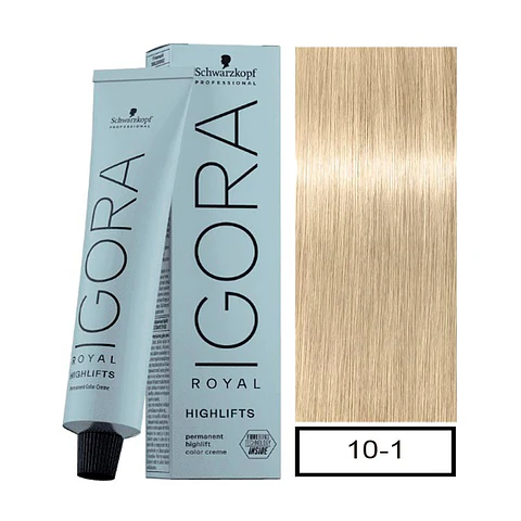IGORA 10-1 RUBIO  PLATINO CENIZA  60 ML 
