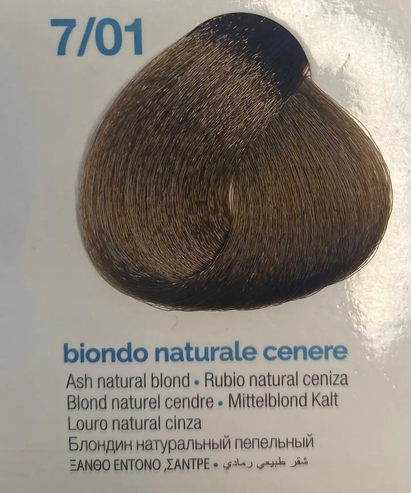 TINTURA PRO.COLOR 95G 7/01 Rubio natural ceniza 1