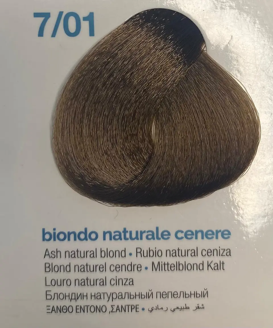 TINTURA PRO.COLOR 95G 7/01 Rubio natural ceniza 1