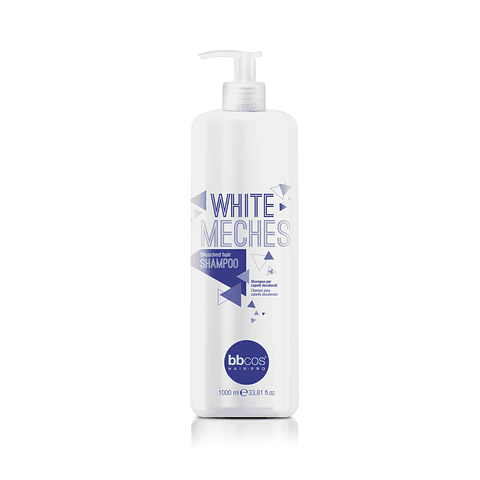 SHAMPOO WHITE MECHES 1000 ML PARA CABELLOS DECOLORADOS 