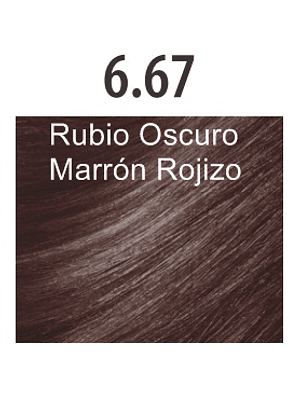 TINTURA CROMATONE  6.67 RUBIO OSCURO MARRON ROJIZO  60ML 
