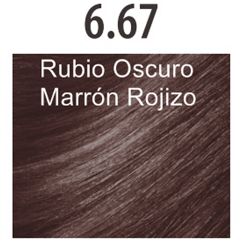 TINTURA CROMATONE  6.67 RUBIO OSCURO MARRON ROJIZO  60ML 