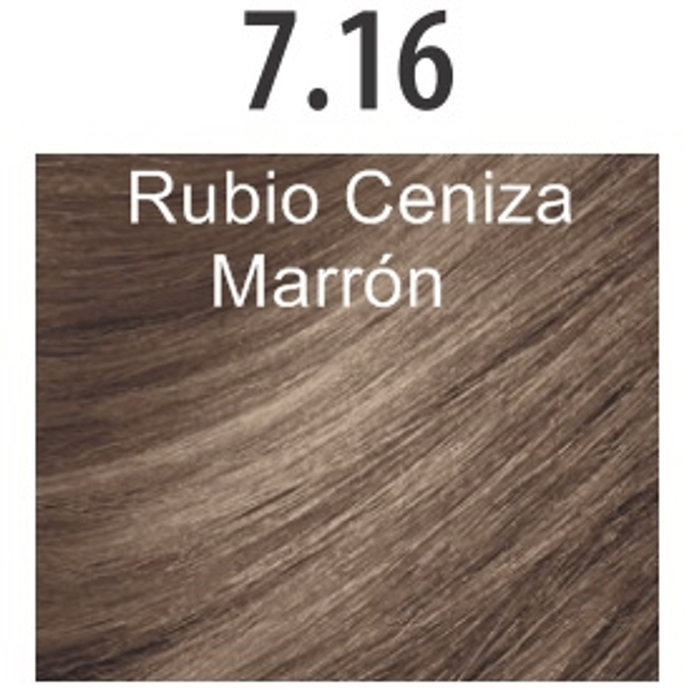 TINTURA CROMATONE 7.16 RUBIO CENIZA MARRON 60 ML  1