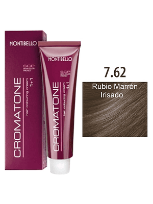 TINTURA CROMATONE 60 ML 7.62 RUBIO MARRON IRISADO 