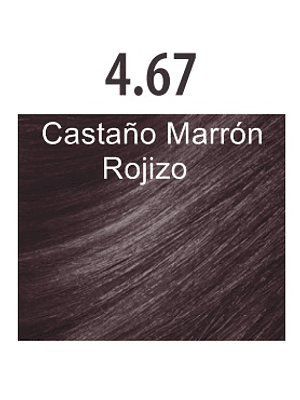 TINTURA CROMATONE CASTAÑO MARRON ROJIZO 60 ML 4.67 