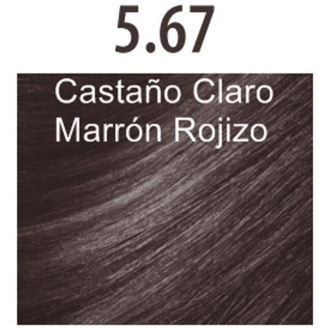 TINTURA CROMATONE CASTAÑO CLARO MARRON ROJIZO  60 ML 5.67 