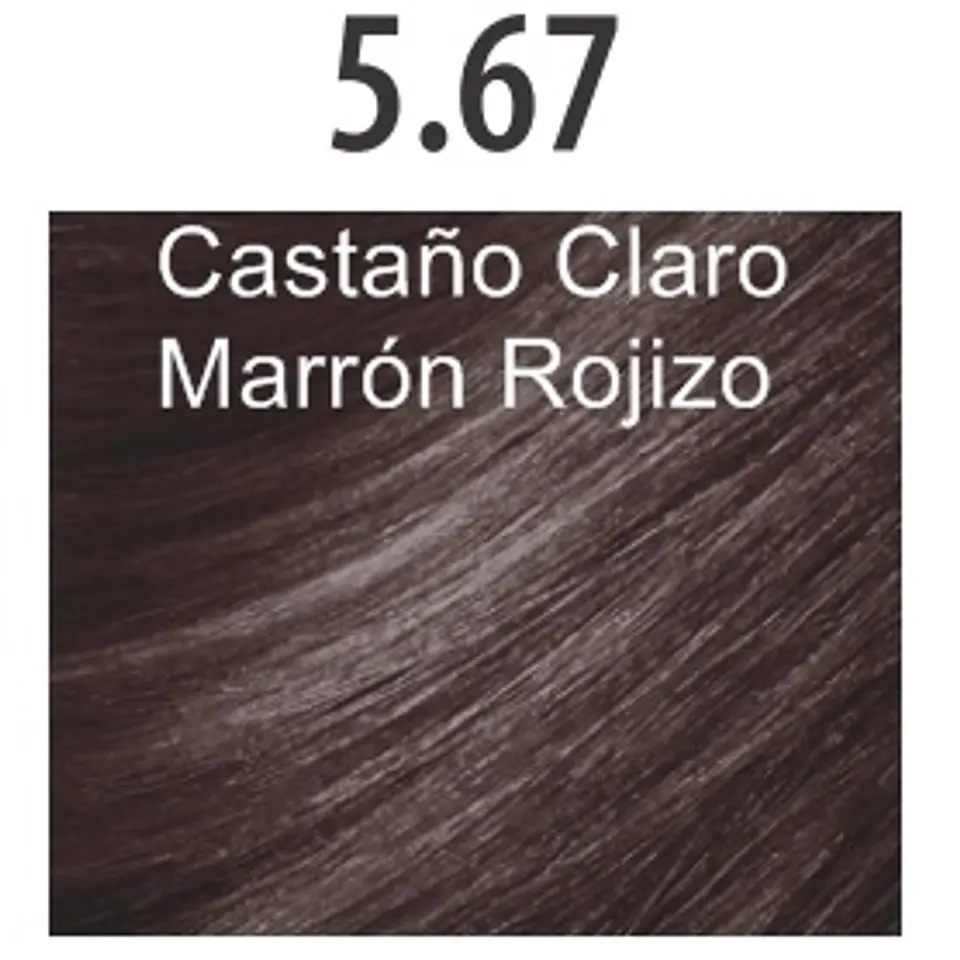 TINTURA CROMATONE CASTAÑO CLARO MARRON ROJIZO  60 ML 5.67  1