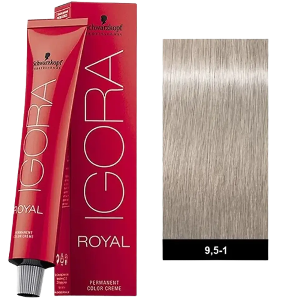 IGORA  RUBIO EXTRA CLARO CENIZA 9.5-1 60ML  1