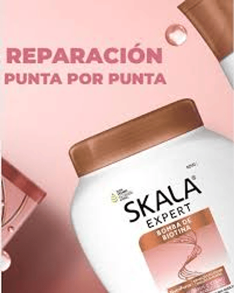 SKALA MASCARA  BIOTINA 1000ML BOMBA BIOTINA