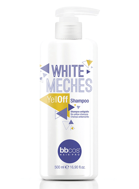 SHAMPOO WHITE MECHES YELLOW OFF SILVER 500 ML 