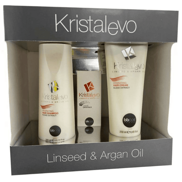 KIT KRISTAL EVO SHAMPOO / ACONDICIONADOR / ACEITE HIDRATACION 