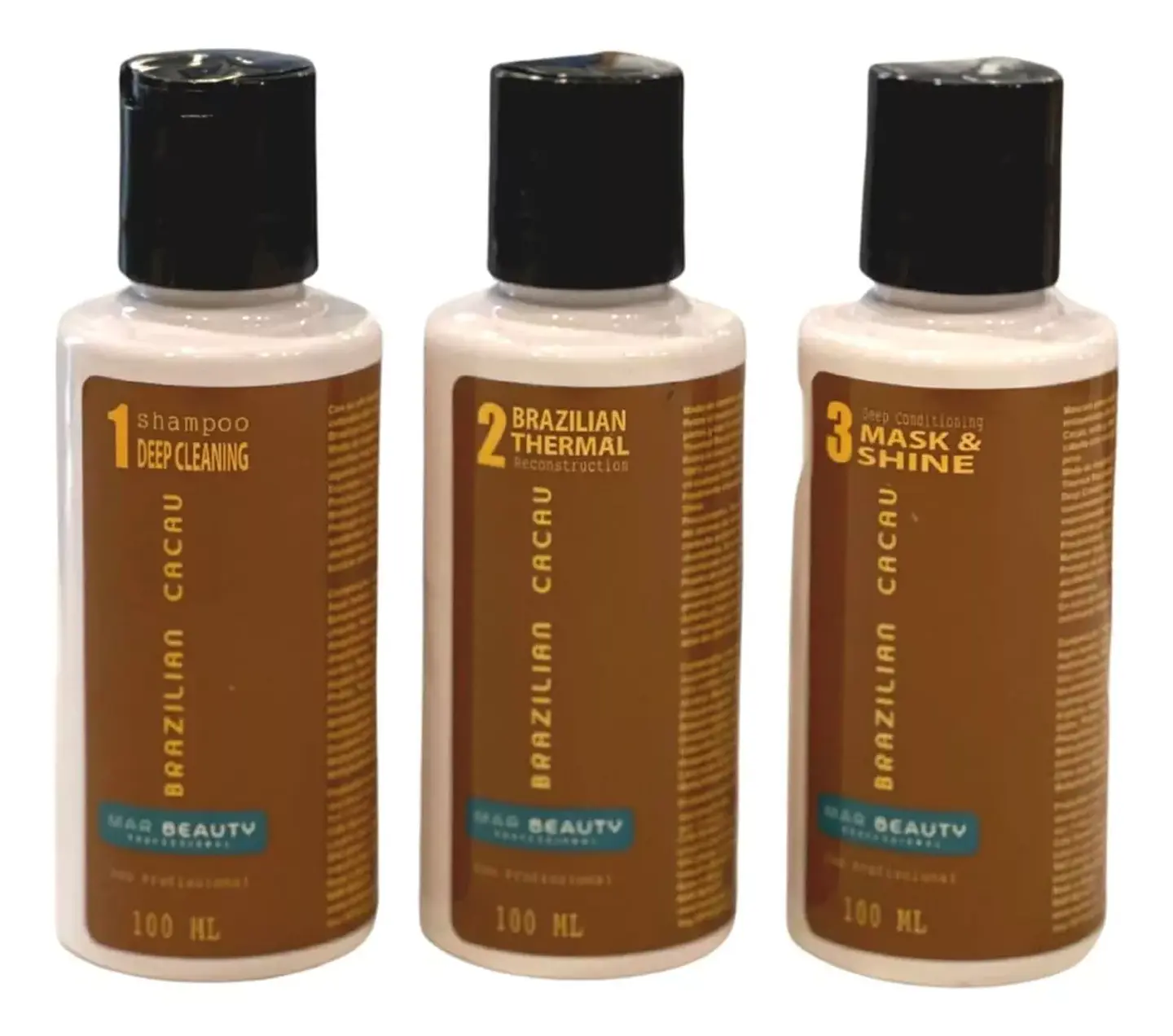 KIT BRAZILIAN CACAU 100 ML ALISADO PERMANENTE 1