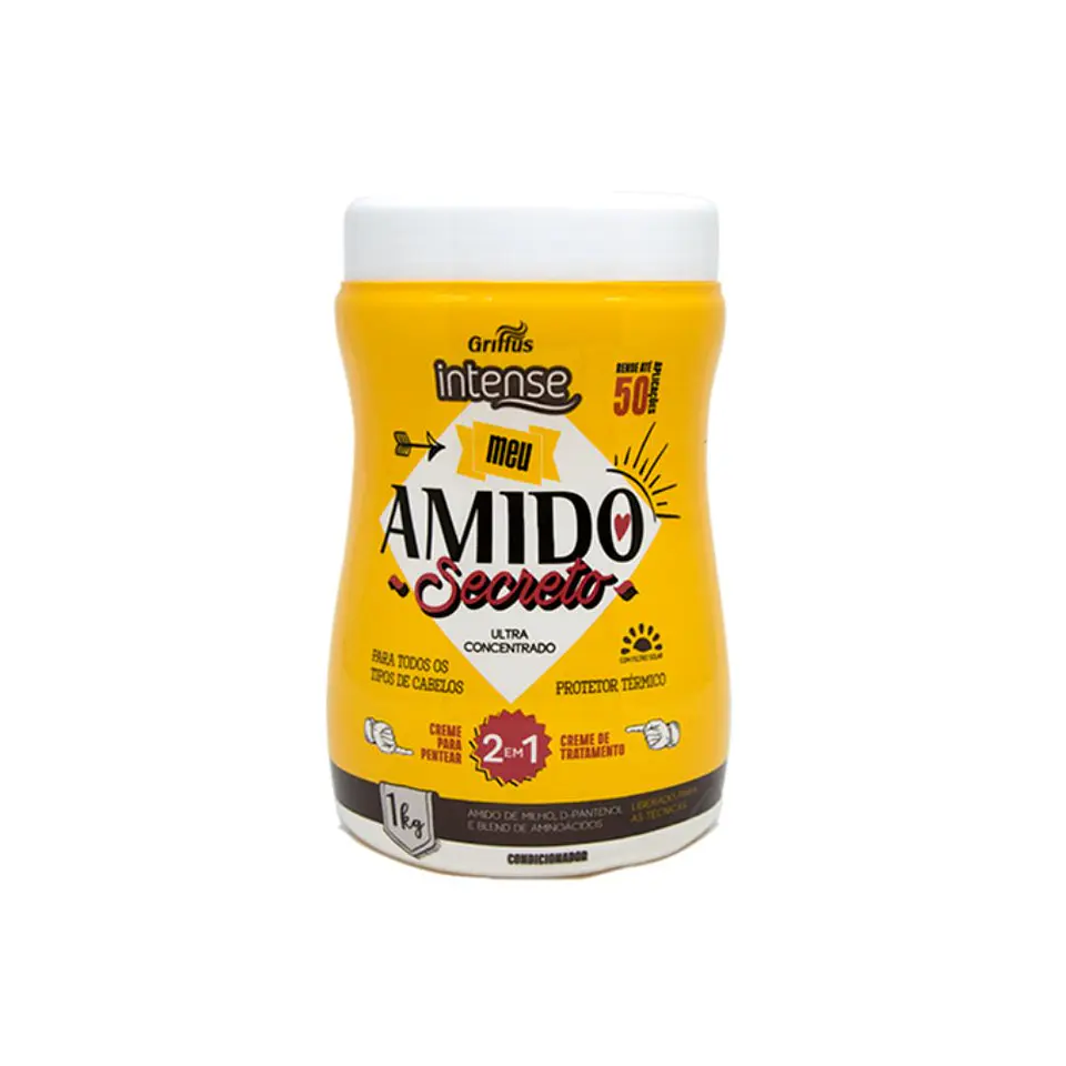 GRIFFUS MASCARA MEU AMIDO SECRETO 1000 ML  1