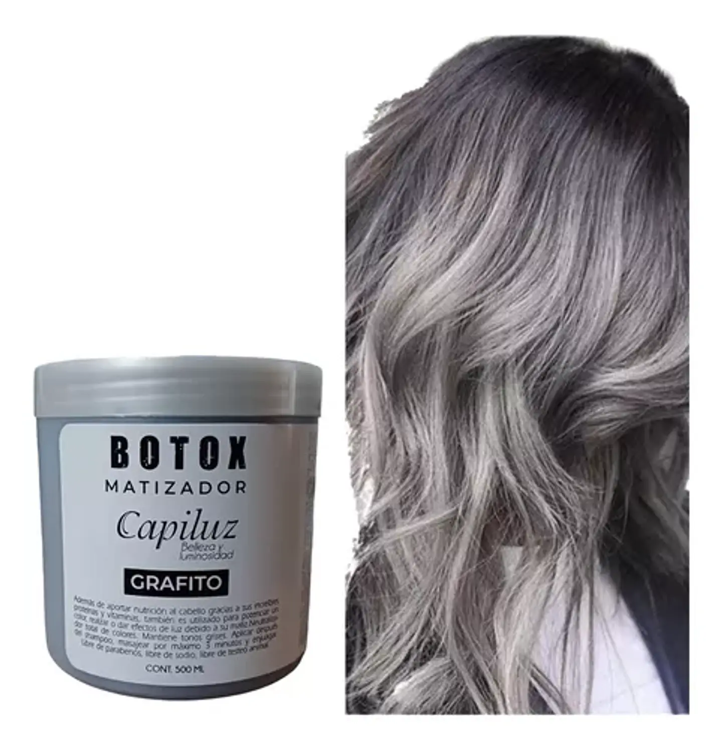 BOTOX MATIZADOR CAPILUZ GRAFITO 500ML  1