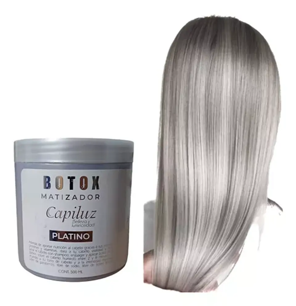 BOTOX MATIZADOR CAPILUZ PLATINO 500ML  1