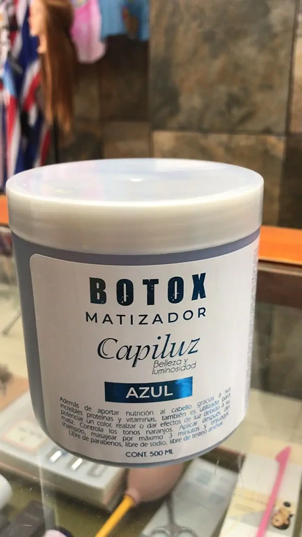 BOTOX MATIZADOR CAPILUZ AZUL 500ML  1