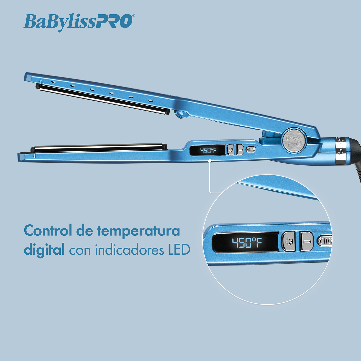 BABYLISSPRO PLANCHA NANO TITANIUM BNT4091  2