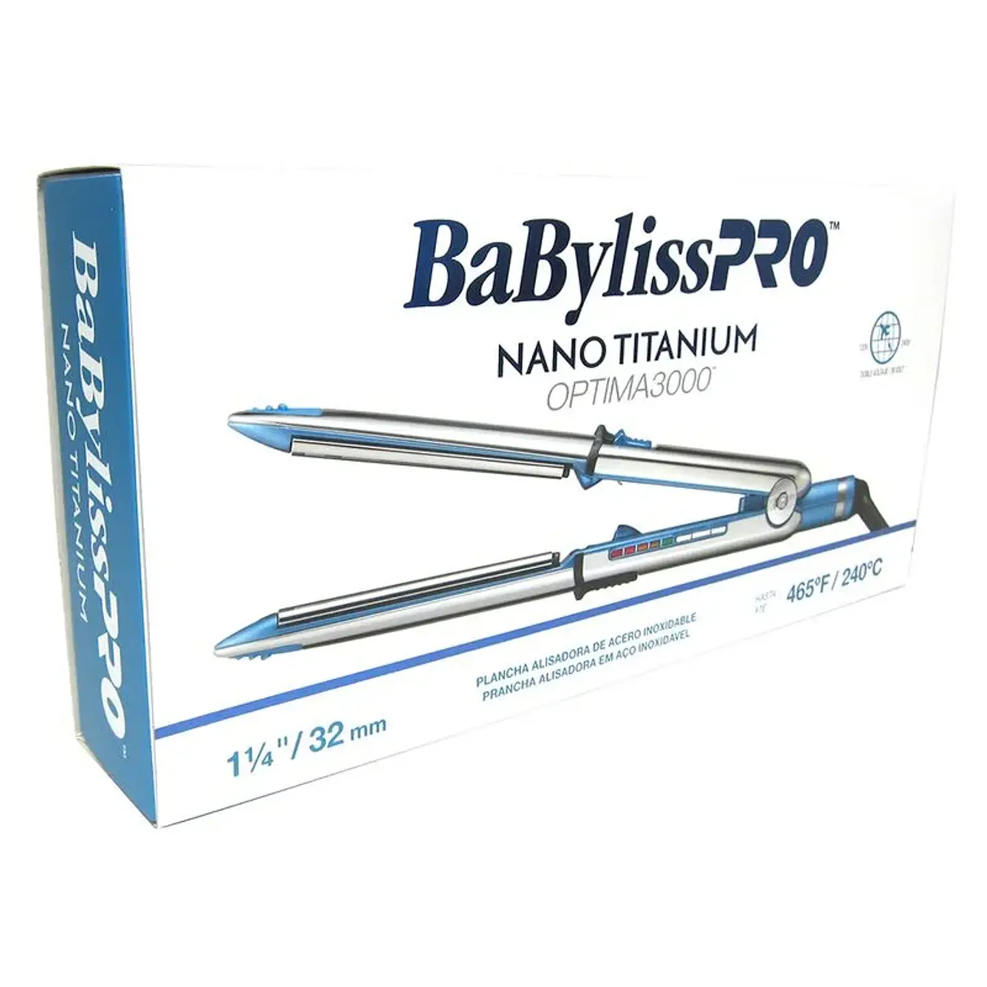 BABYLISSPRO PLANCHA NANO TITANIUM OPTIMA 3000  2
