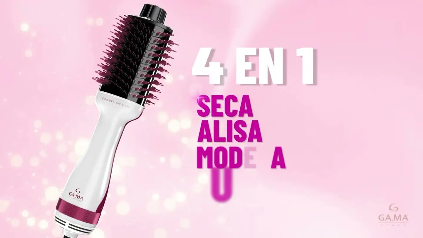 CEPILLO GAMA GLAMOUR PINK 1300W CEPILLO SECADOR 1