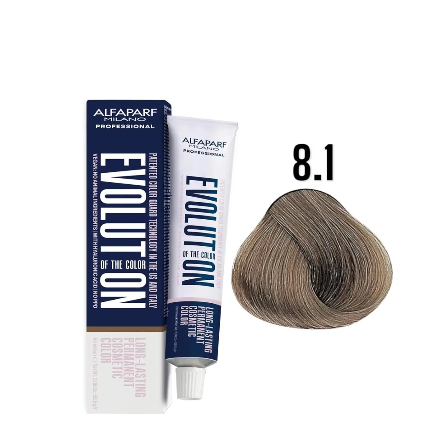 EVOLUTION OF THE COLOR 8.1  60ML RUBIO CLARO CENIZA 1