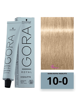 IGORA  RUBIO PLATINO NATURAL 60ML 10-0 